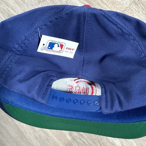 Vintage Chicago Cubs Hat NEW Snapback MLB Baseball Annco Blue Cap - Picture 2 of 7